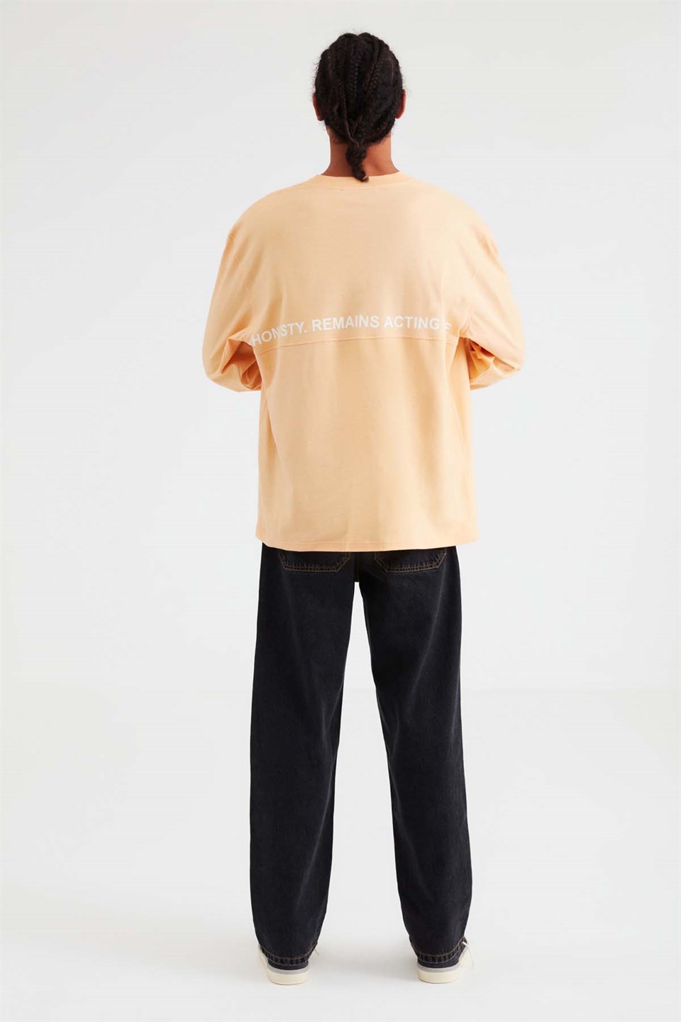 PLUG Örme Oversize Somon  T-Shirt